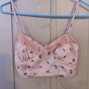 floral crop top